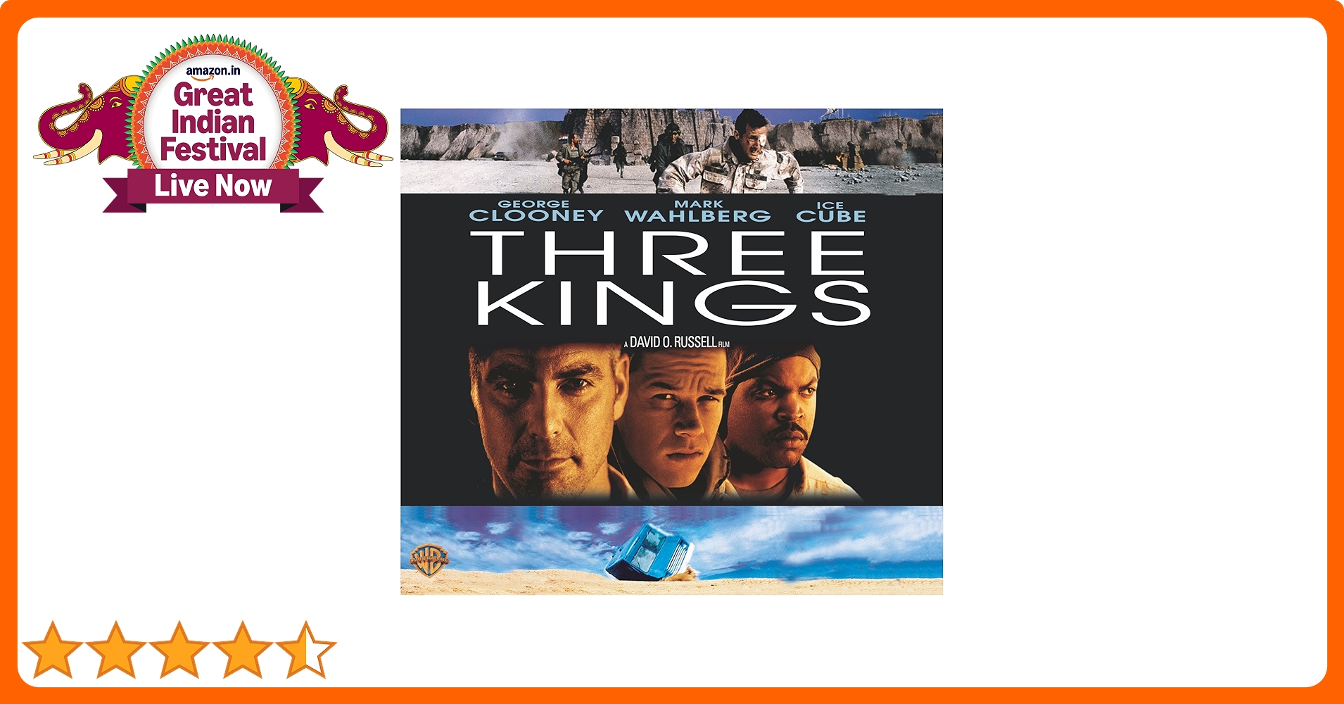 Three Kings: Amazon.in: George Clooney, Mark Wahlberg, Ice